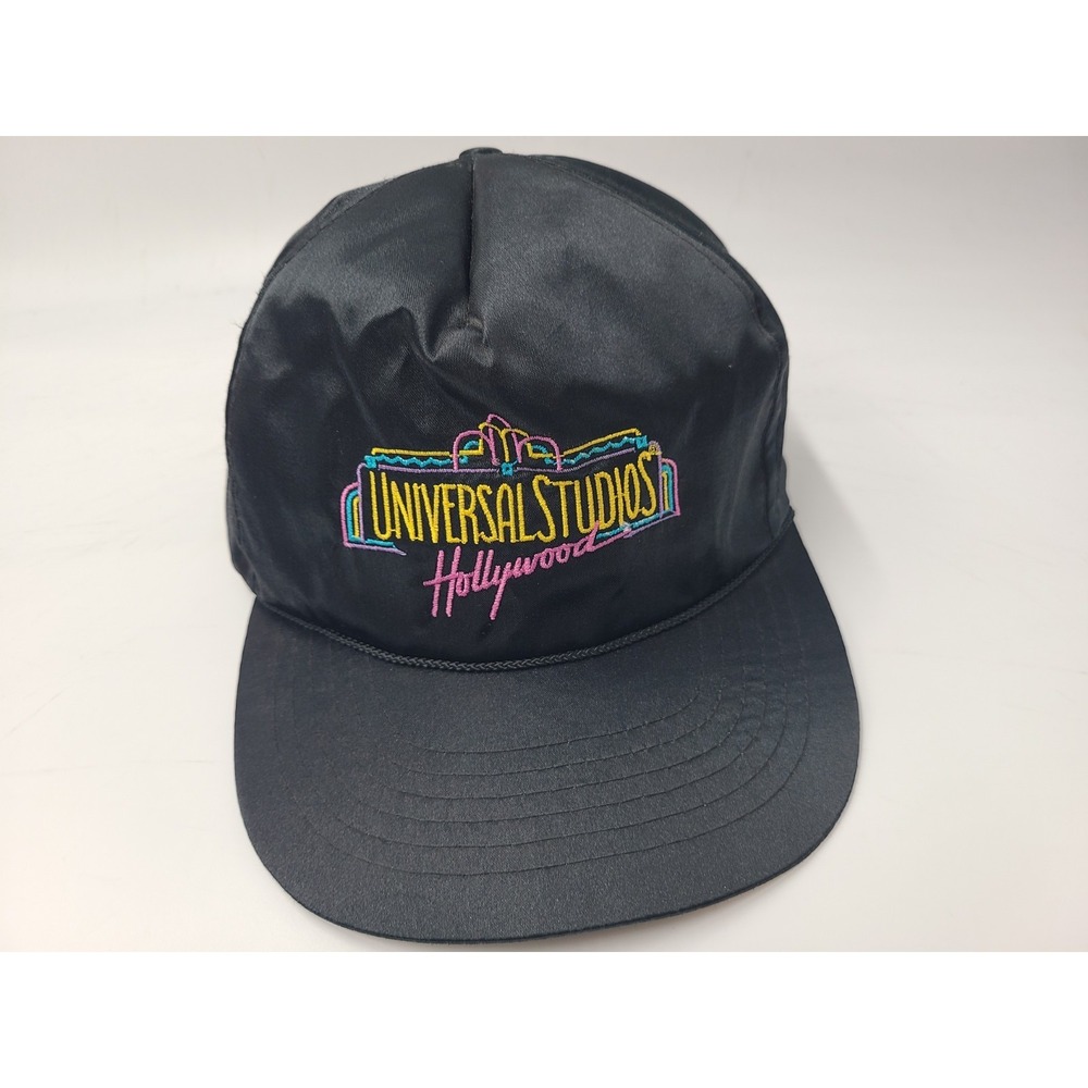 Vintage Universal Studios Hollywood‎ Nylon Zip Strapback Adjustable Hat Cap Men